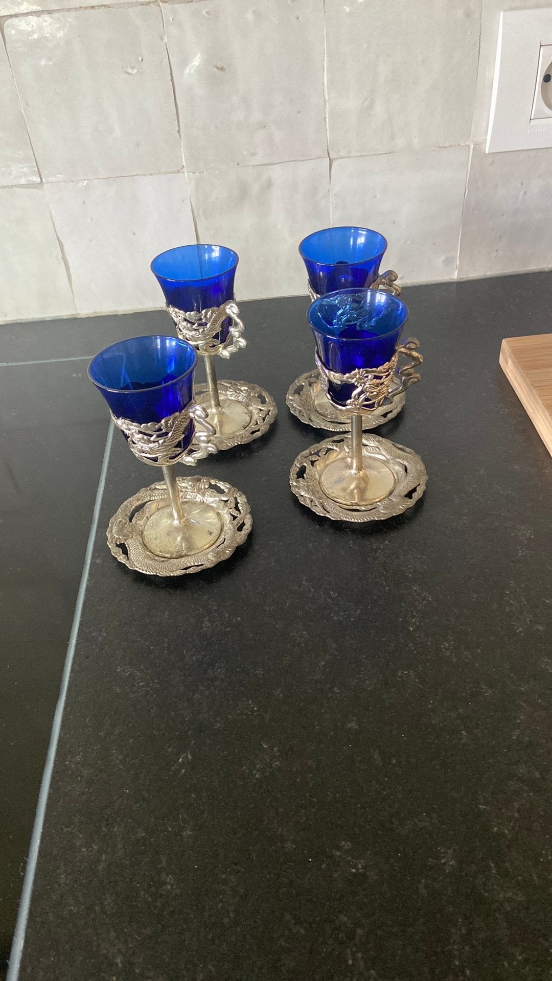 Antieke  japanse sake glaasjes, Ophalen, Zo goed als nieuw