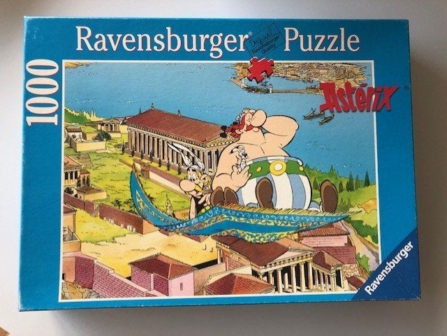 Asterix puzzel Het vliegende tapijt, Ophalen of Verzenden, Asterix en Obelix, Zo goed als nieuw, Boek of Spel