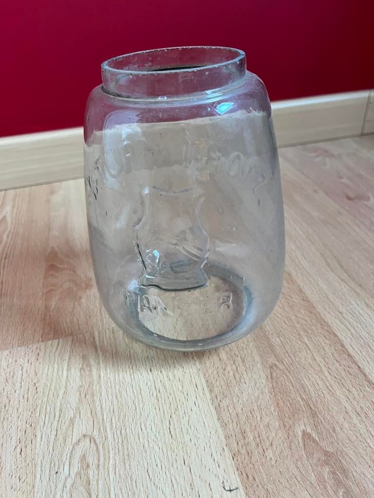 Glas petroleumlamp, Antiek en Kunst, Antiek | Verlichting, Ophalen