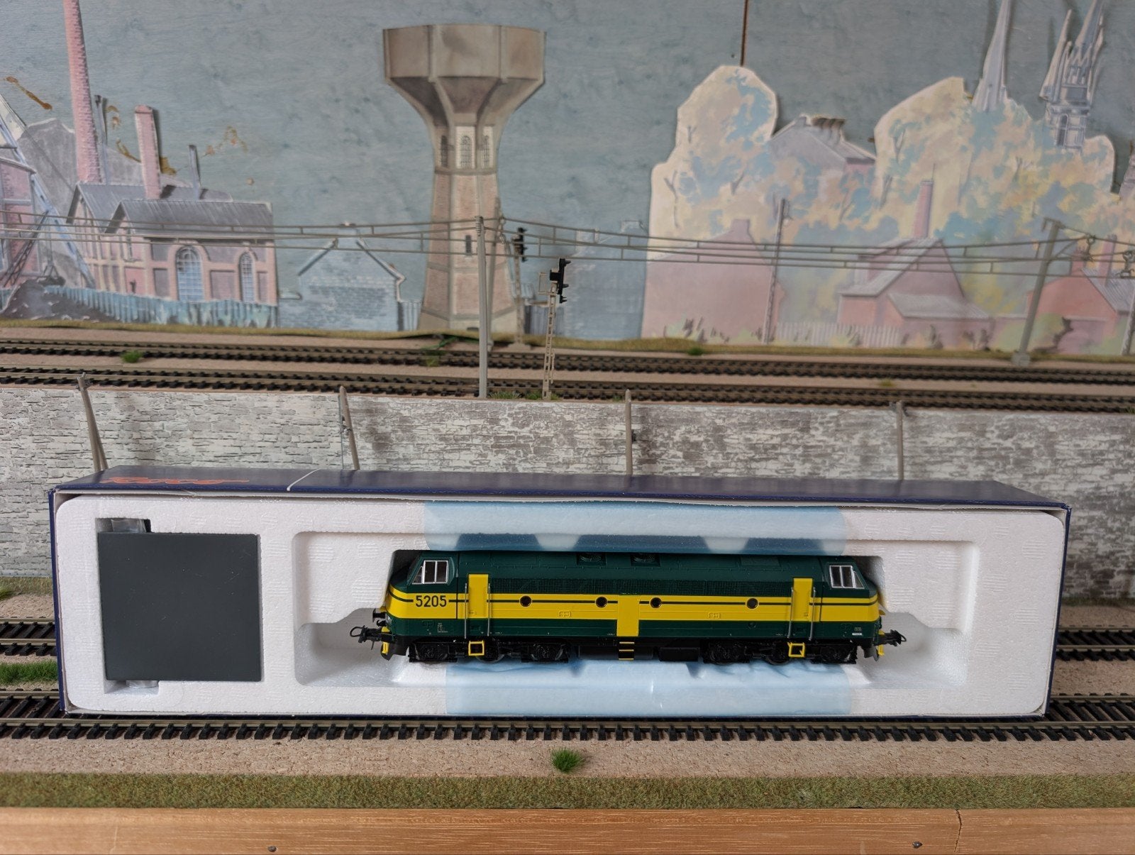 SNCB SNCB | Roco 63967 | HLD 5205 | TSP - PFT | Musée | DC, Analogique, Enlèvement ou Envoi, Comme neuf, Roco
