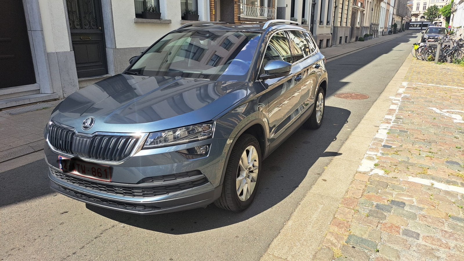 Skoda Karoq Style 1.5 TSI 150 pk in uitstekende staat, Autos, Argent ou Gris, Achat, Euro 6, Boîte manuelle