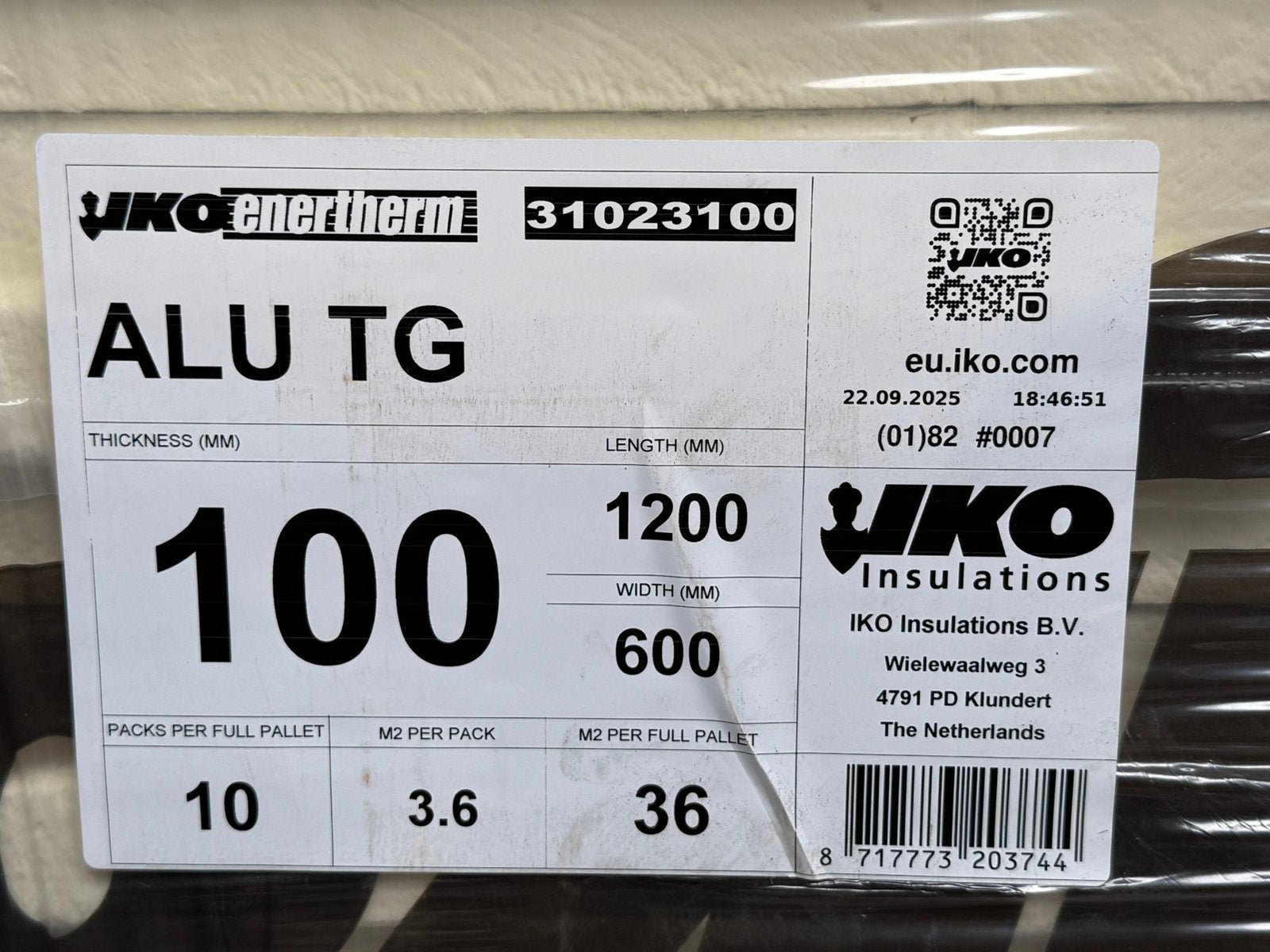 Iko enertherm isolatie 10 cm, Enlèvement, Comme neuf
