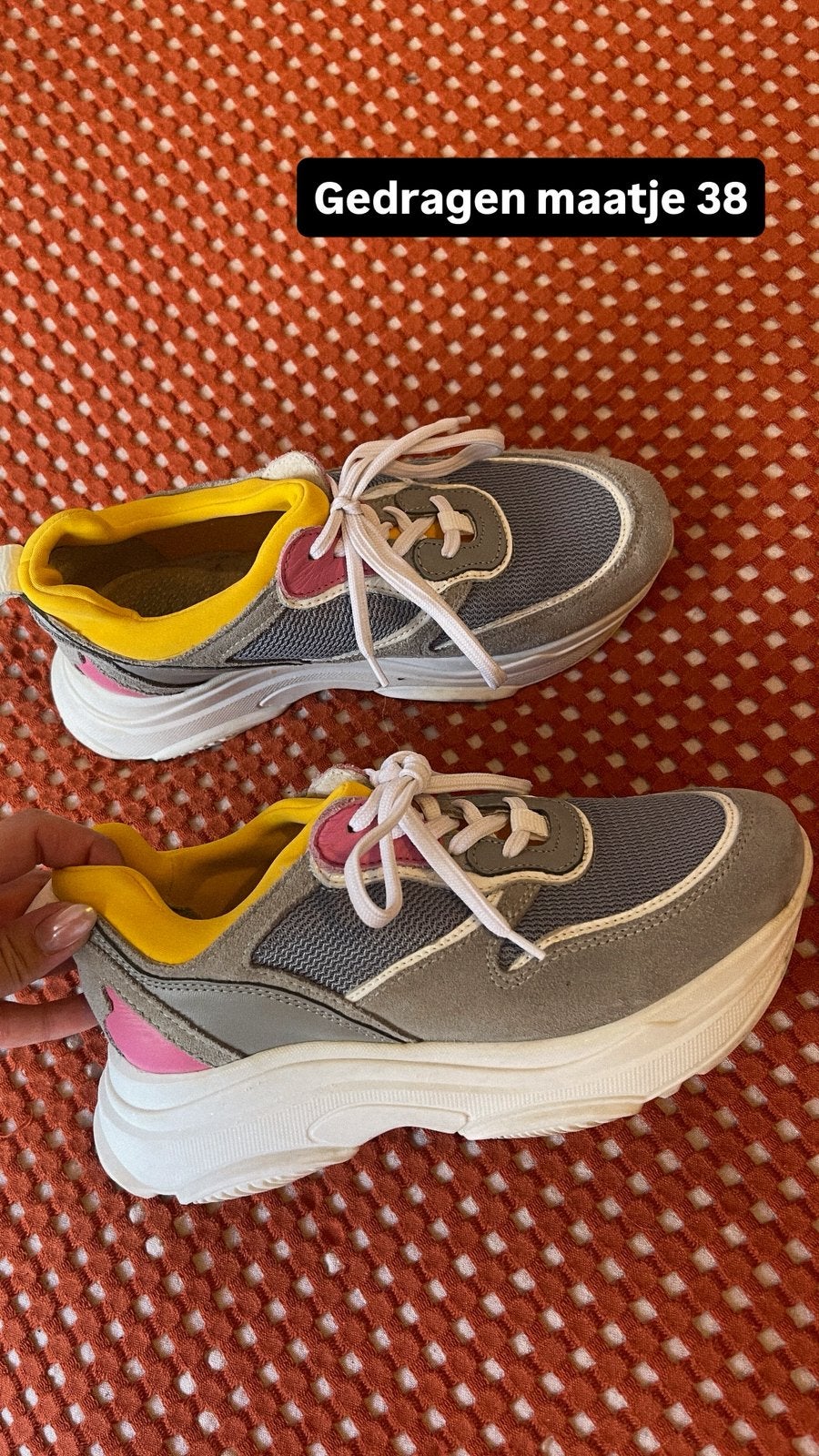 Poelman sneakers, Ophalen, Sneakers, Grijs, Gedragen