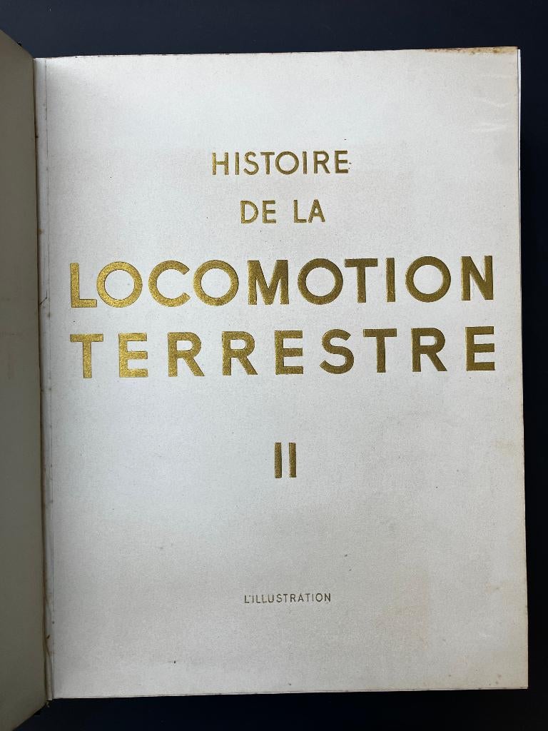 Histoire de la Locomotion Terrestre : 2 vols in-Folio, Antiquités & Art, Enlèvement