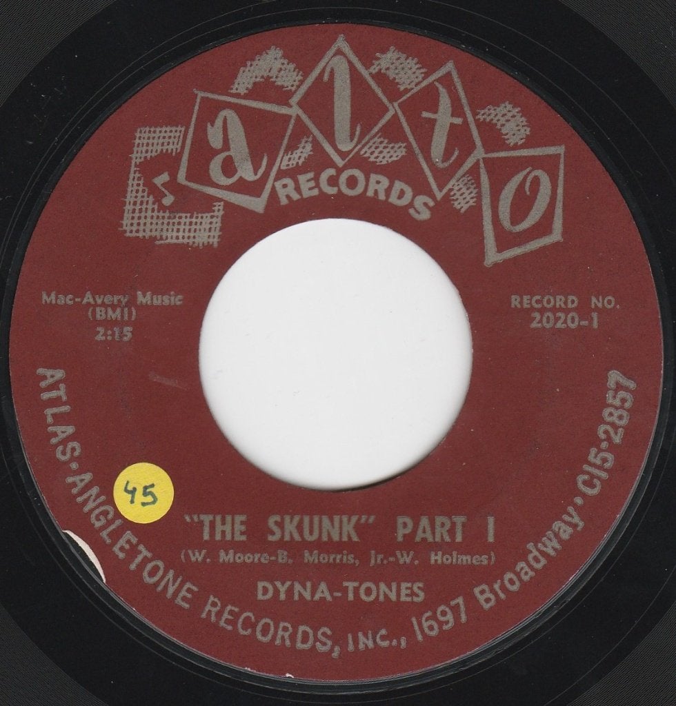 Dyna Tones/The Skunk PT. 1 & 2 * Oldies Instr. *, Gebruikt, 7 inch, Overige typen, Jazz