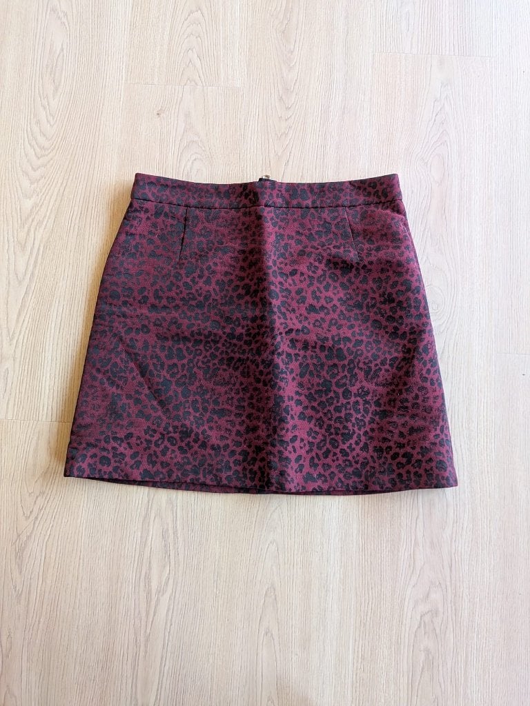 rood/zwart gevlekt rokje - 40 - 6€, Kleding | Dames, Rokken, Maat 38/40 (M), Ophalen of Verzenden, Zo goed als nieuw, Boven de knie