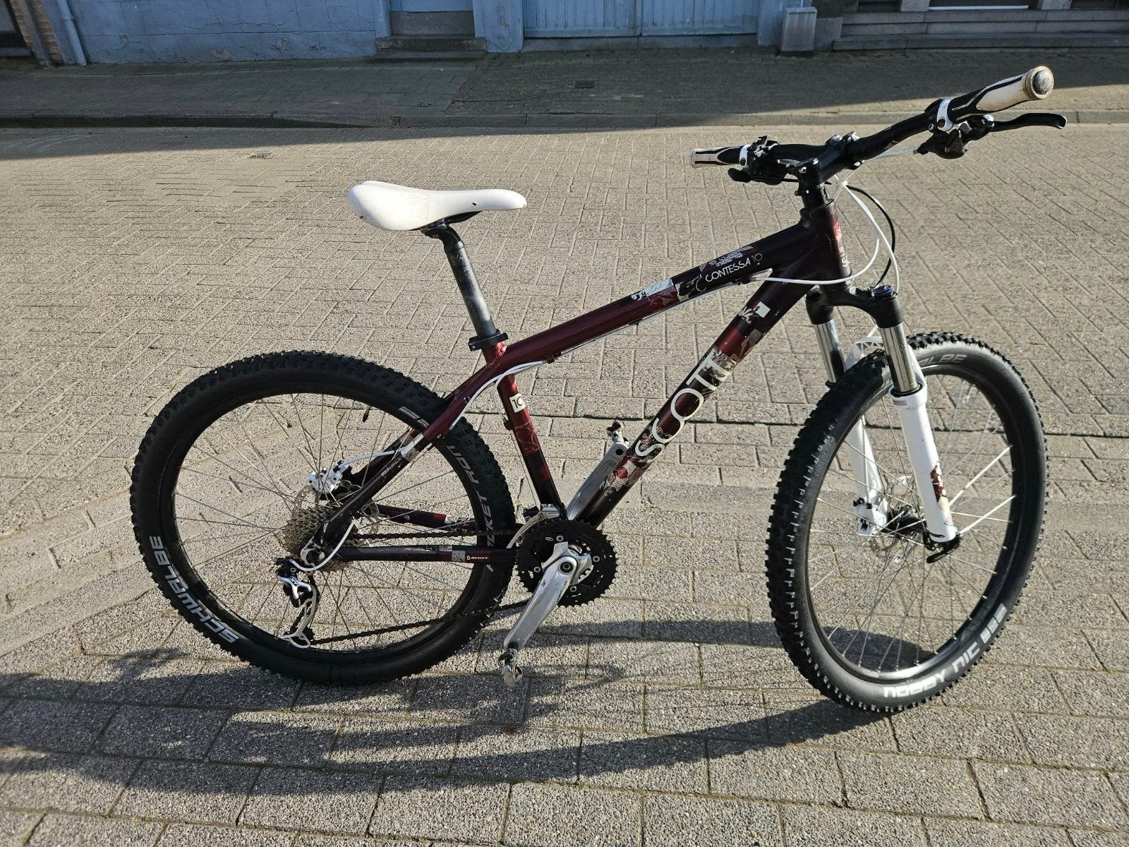 Mountainbike, Fietsen en Brommers, Zo goed als nieuw, Meer dan 20 versnellingen, Schijfrem, Ophalen