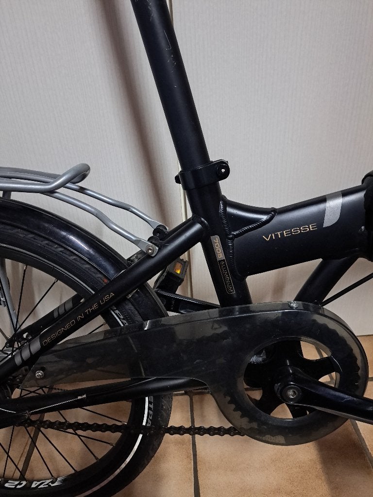 Plooifiets, Fietsen en Brommers, Ophalen, Gebruikt, Velgrem, Versnellingen