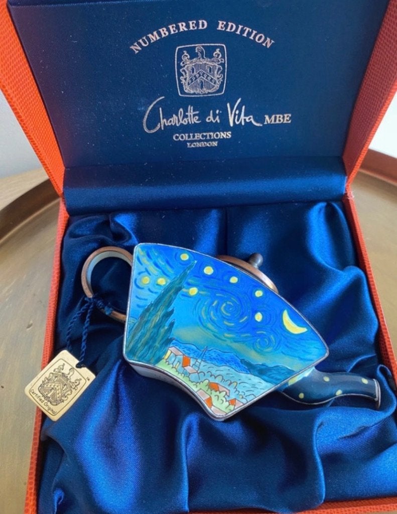 Mini théière Charlotte Di Vita - La nuit étoilée Vincent VG, Enlèvement ou Envoi, Neuf