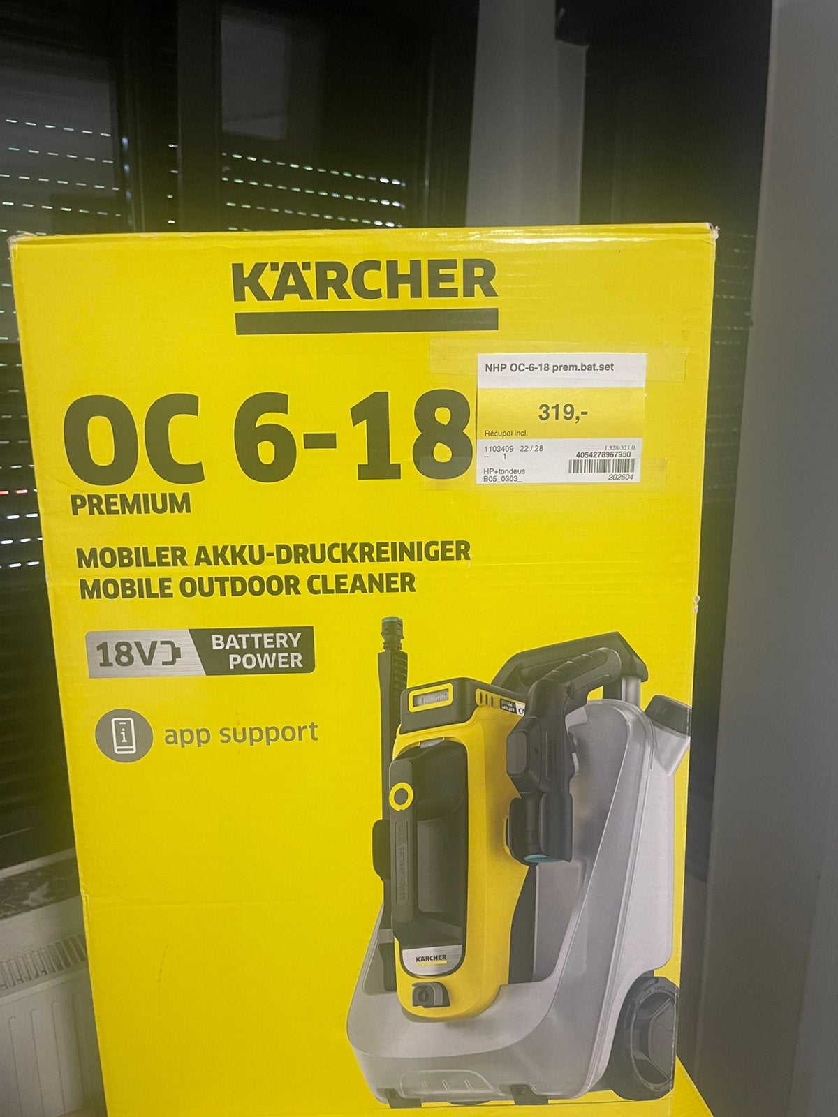 Karcher  sur batterie nouveau, Enlèvement ou Envoi, Comme neuf