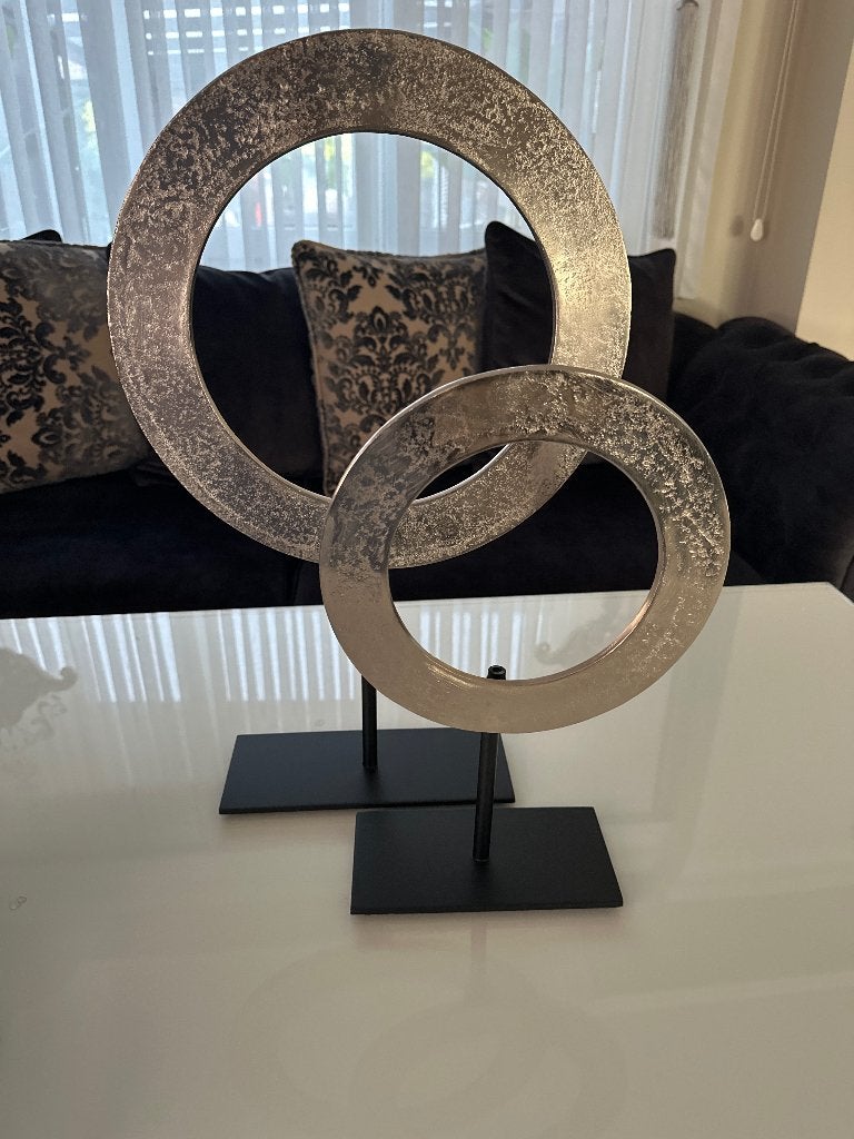 Décoration d'intérieur, Argent, Enlèvement, Métal, Moderne