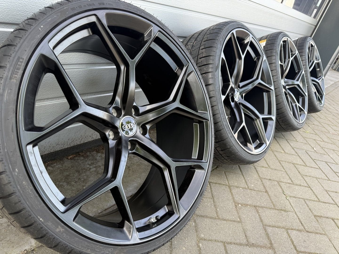 22 " Audi RS6 C7 C8 RS7 C7 C8 A8 S8 D4 velgen Pirelli banden, Auto-onderdelen, Banden en Velgen, -, 285 mm, -, Banden en Velgen
