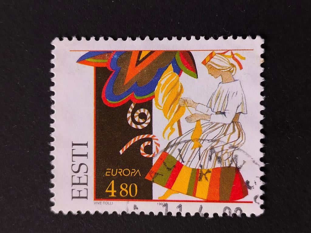 Estonie 1997 - Europa CEPT ; contes de fées et légendes, Envoi, Autres pays, Affranchi
