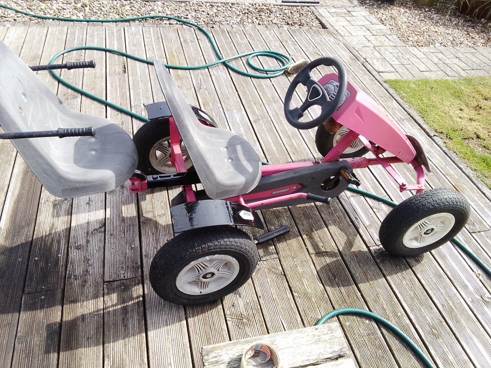 mammoet skelter gocart 2 zit, Ophalen, Mammoet