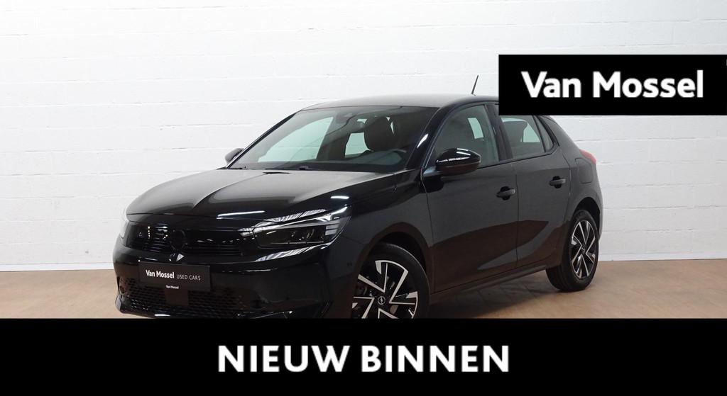 Opel Corsa 1.2 Turbo Hybrid 81kW eDTC GS, Auto's, Opel, Stof, Gebruikt, Zwart, 103 g/km