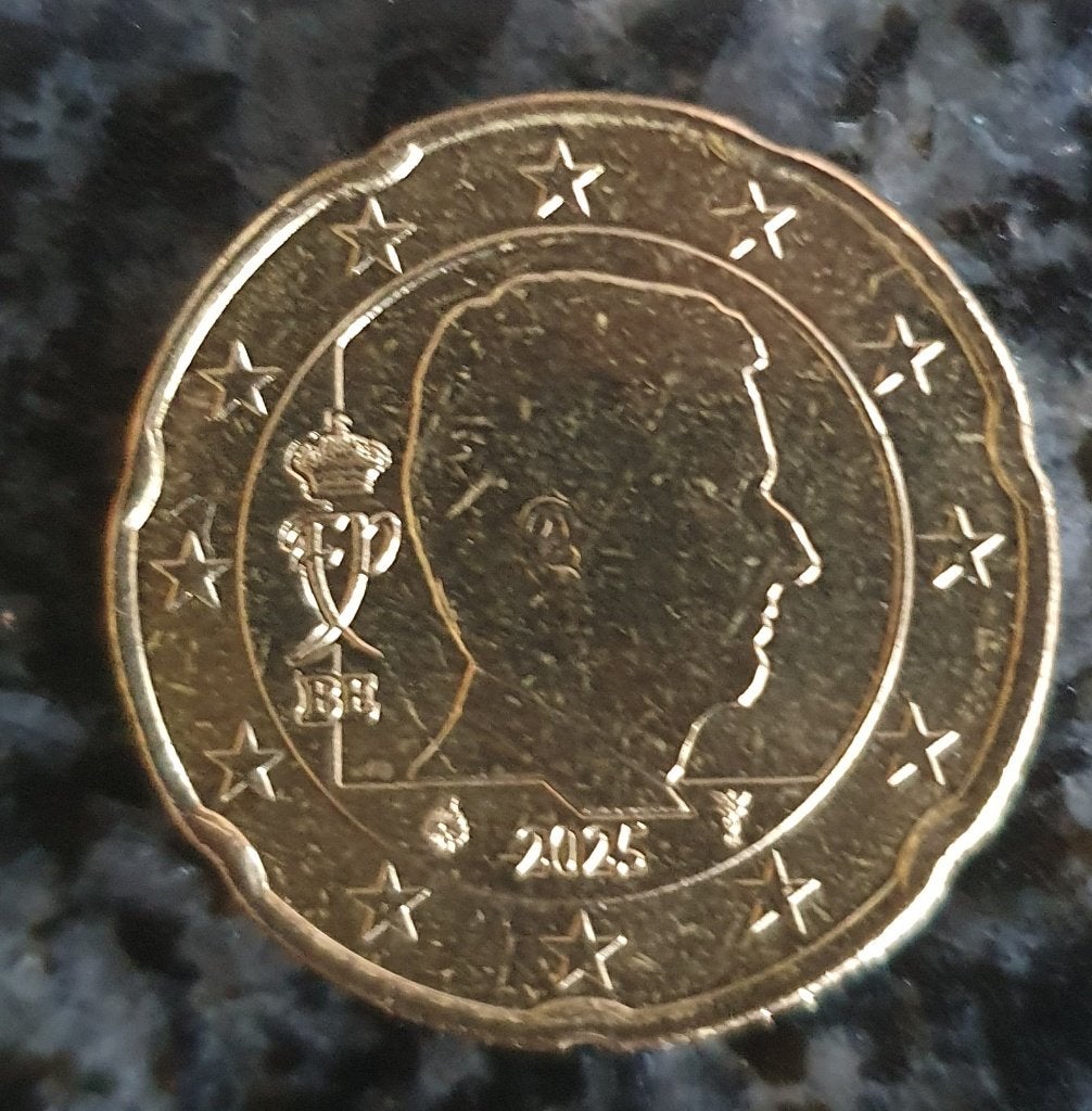 20 eurocent van Koning Filip I van België, Ophalen of Verzenden, Losse munt