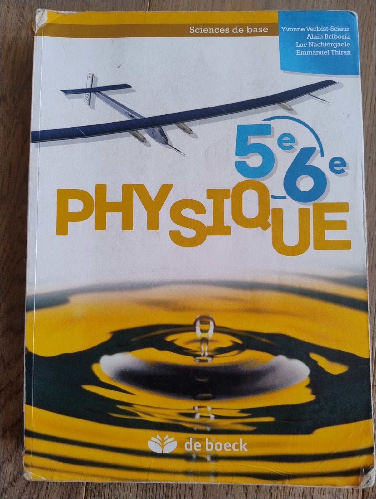 Physique 5/6 sciences de base, Livres, Physique, Deboek wesmael, Enlèvement, Utilisé