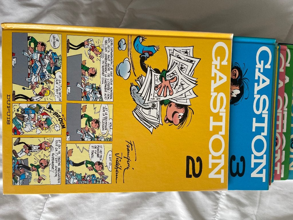 Gaston lagaffe, Plusieurs BD, Enlèvement, Utilisé, Franquin