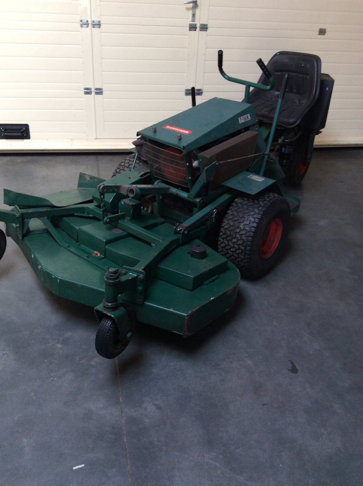 Frontmaaier Ransomes T16k 125 cm 16pkkolher, Tuin en Terras, Ophalen, Gebruikt, Elektrische starter, 120 cm of meer