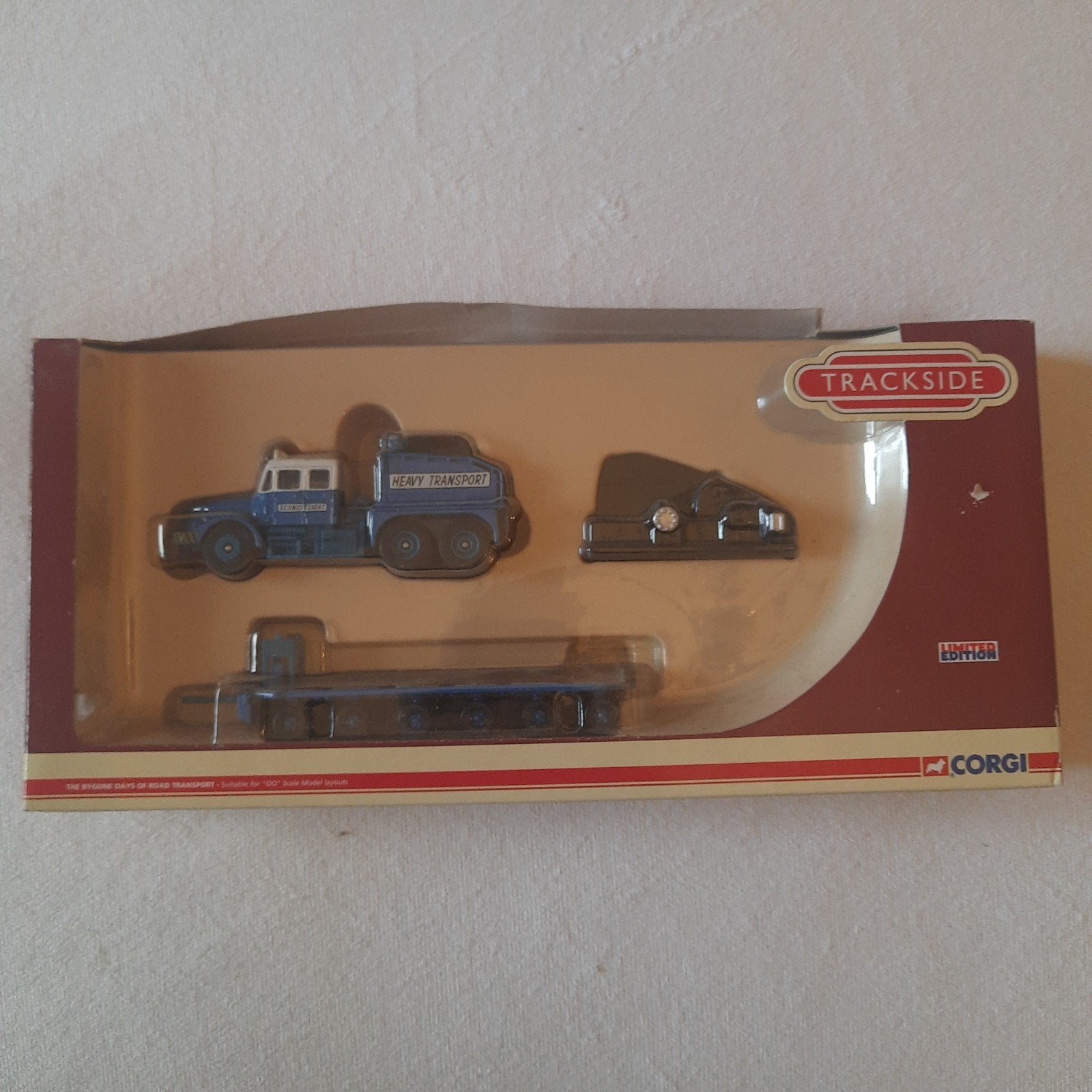 CORGI TRACKSIDE 1:76 =HO/OO* SCAMMEL CT+TRAIL+MACH.LOAD*MIB*, Hobby & Loisirs créatifs, Voitures miniatures | 1:87, Enlèvement