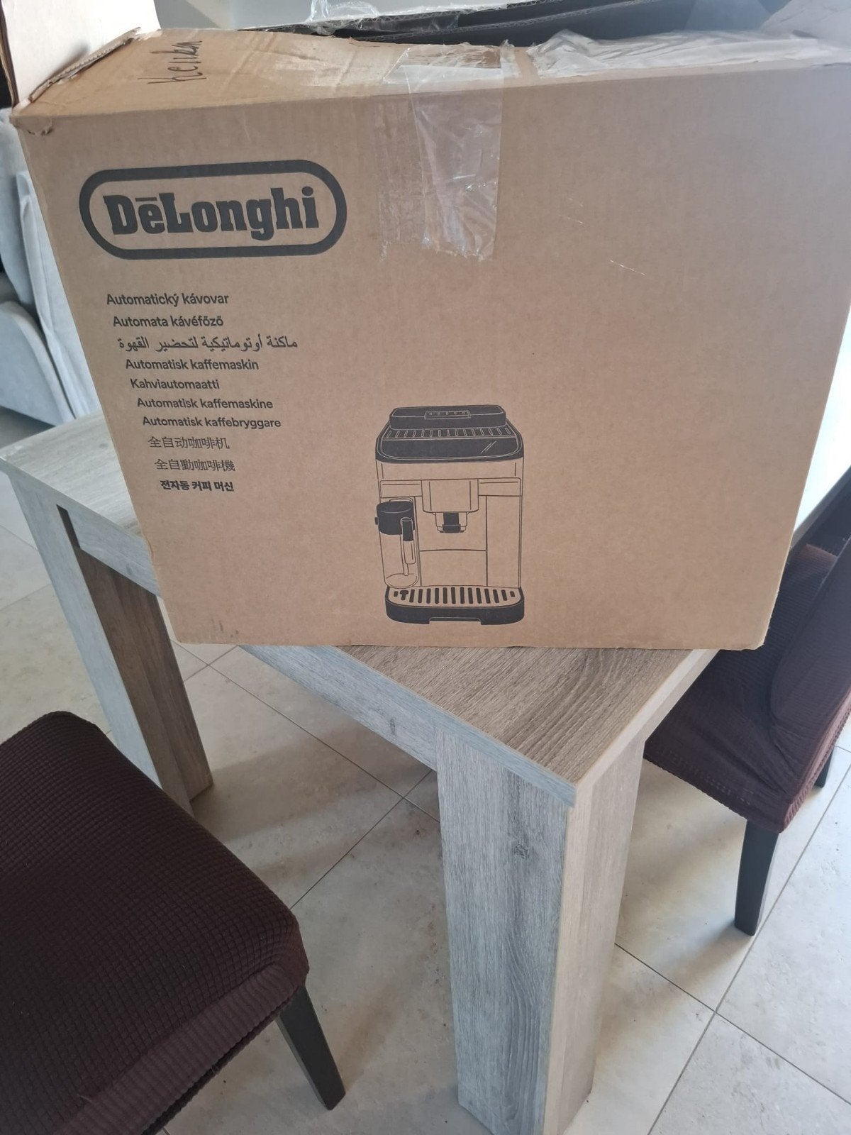 delonghi koffiemachine te koop, Elektronische apparatuur, Koffiezetapparaten, Ophalen, Zo goed als nieuw, Combi, 2 tot 4 kopjes