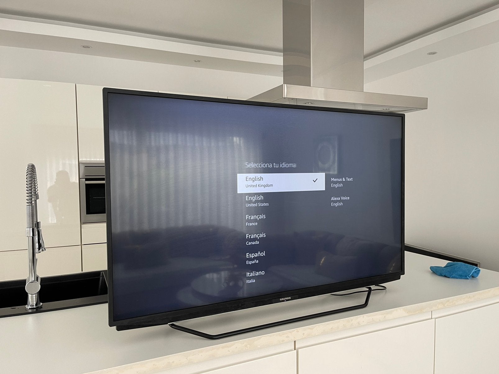 Smart tv android Grundig, LED, 120 Hz, Comme neuf, Enlèvement