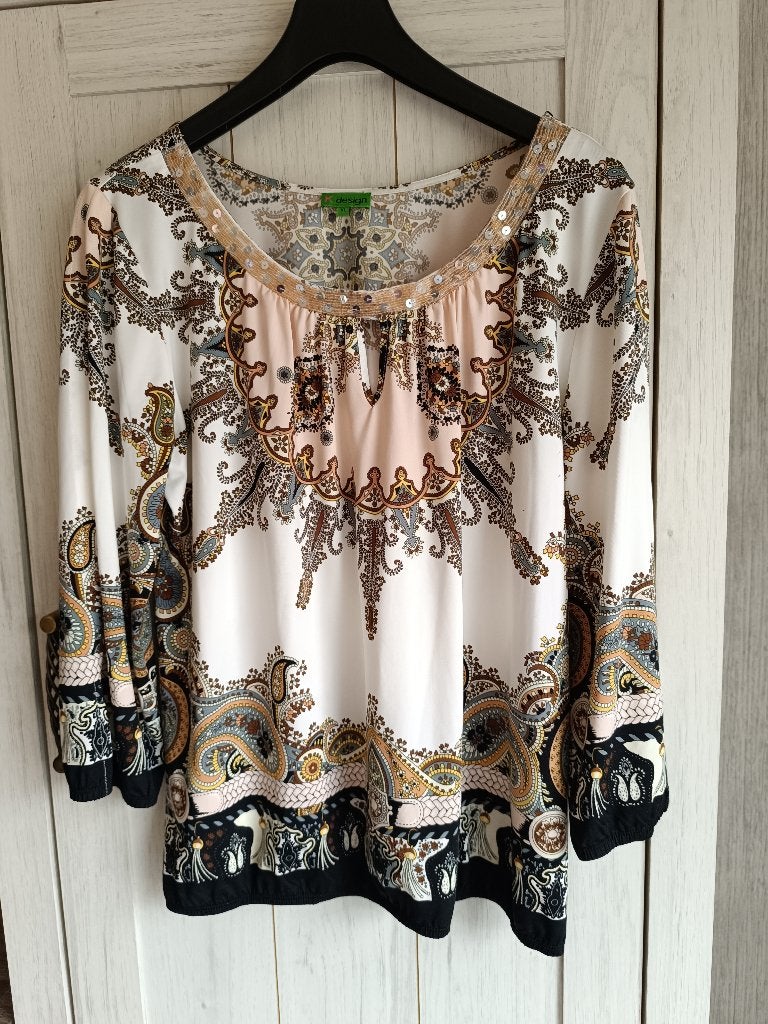 Blouse k design Xl (L), Kleding | Dames, Blouses en Tunieken, K-design, Ophalen of Verzenden, Zo goed als nieuw, Maat 42/44 (L)