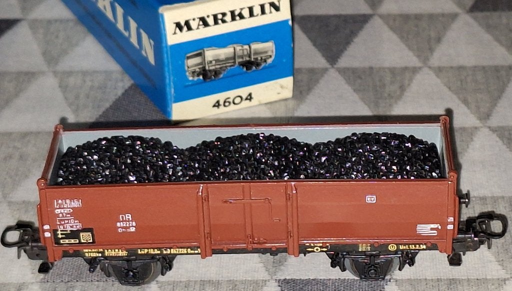 Märklin HO 4604 open goedernwagon met kolen van de DB, Enlèvement ou Envoi, Comme neuf, Wagon, Märklin