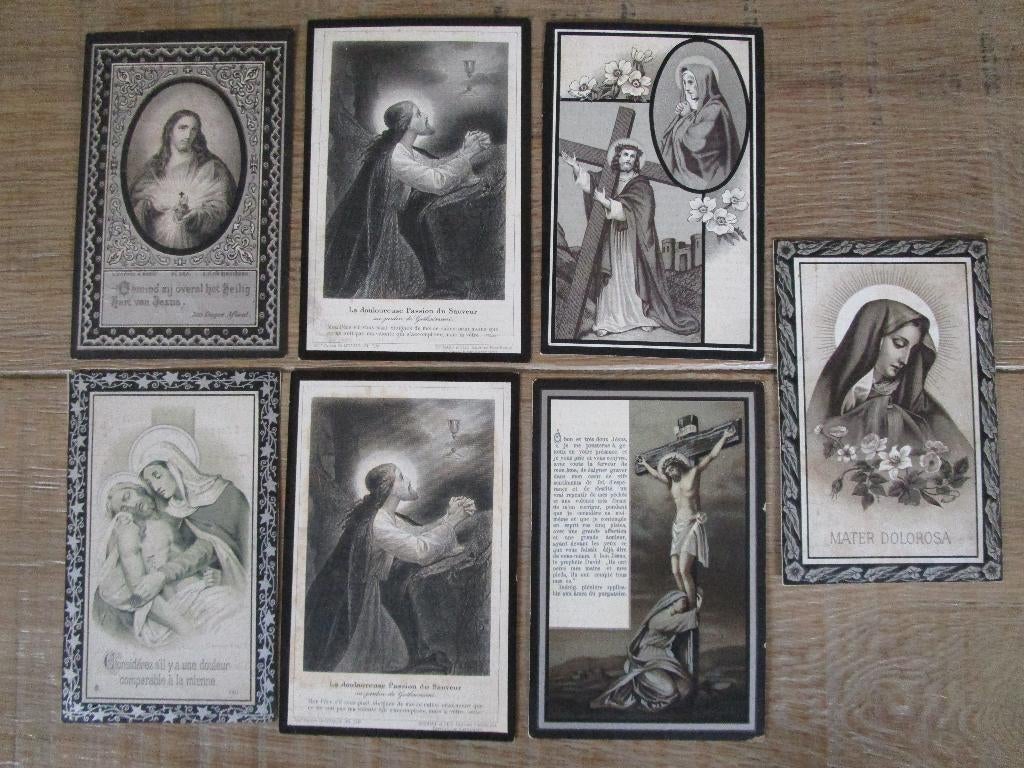 21 doodsprentjes overleden 1900-1909, Verzamelen, Bidprentjes en Rouwkaarten, Ophalen of Verzenden, Rouwkaart