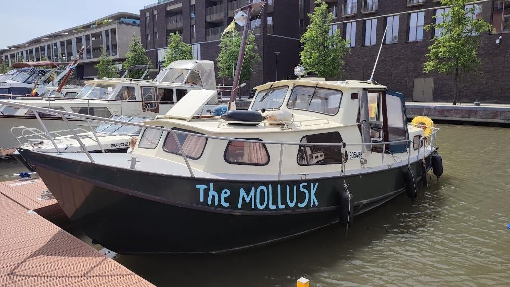 Unieke Plezierjacht, Watersport en Boten, Ophalen, 10 tot 30 pk, Gebruikt, Staal