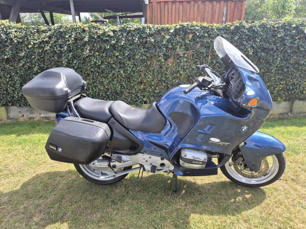 BWM R1100RT 1997 Blauw Portimao Blau (+ GPS & Druppelladder), 1085 cc, 2 cilinders, Motorrijbewijs A, Gebruikt