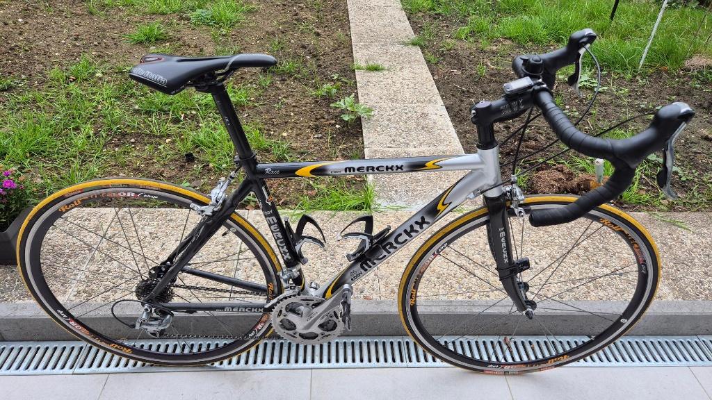 Chique als nieuw Amerikaanse fiets "Merckx" Alum - Carbon ->, Fietsen en Brommers, Fietsen | Racefietsen, Aluminium, 49 tot 53 cm