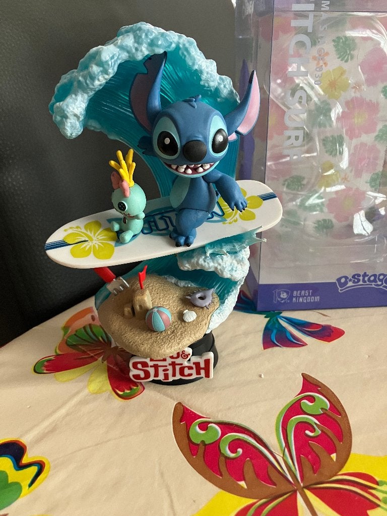 Lilo & Stitch Surfer Stitch (Disney Series D-Stage), Collections, Enlèvement ou Envoi, Autres personnages, Neuf, Statue ou Figurine