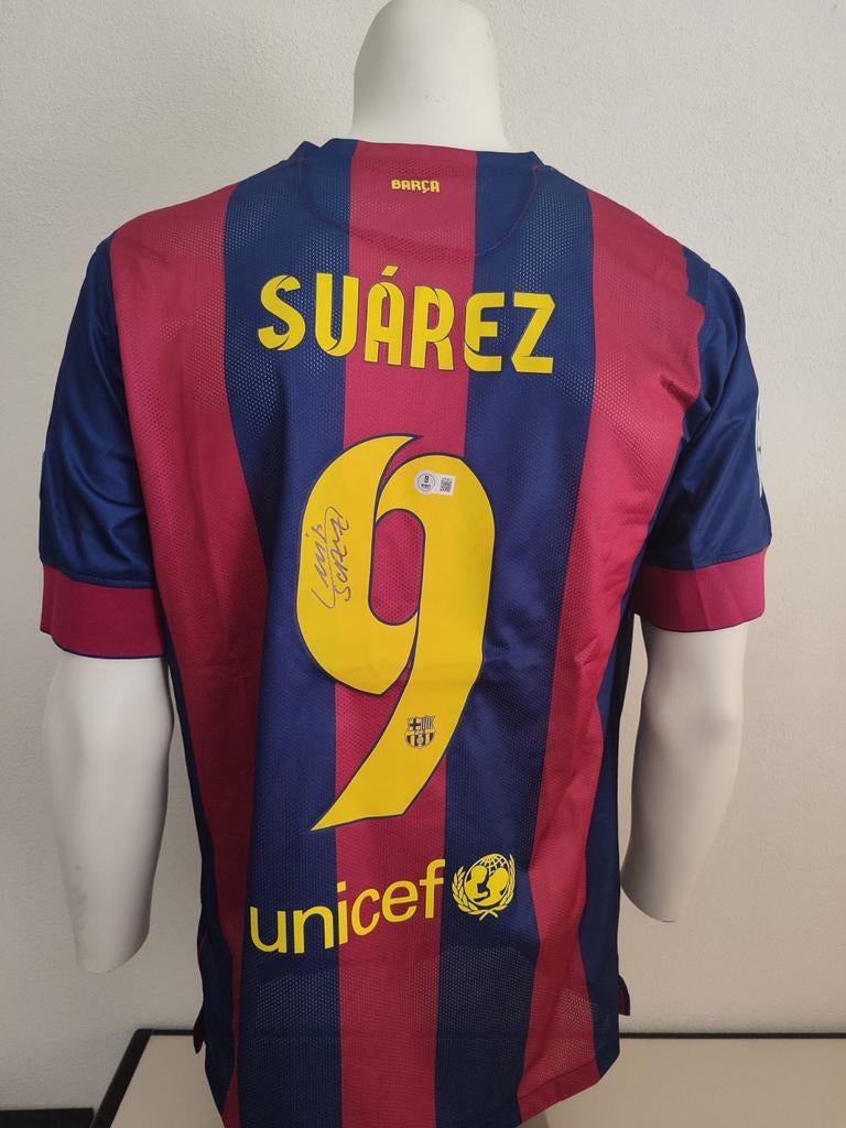 Luis Suárez gesigneerd FC Barcelona shirt met Beckett coa, Verzamelen, Ophalen of Verzenden, Nieuw, Shirt