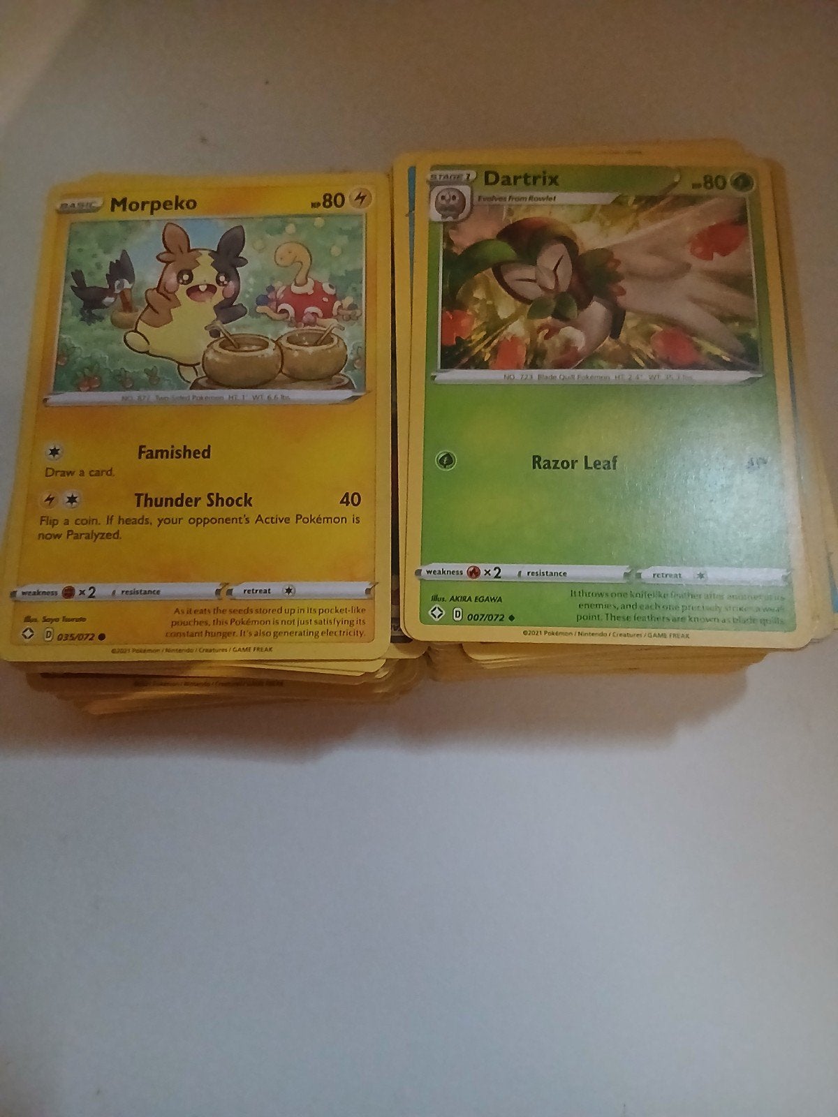 187 bulk kaarten, Enlèvement, Comme neuf, Plusieurs cartes