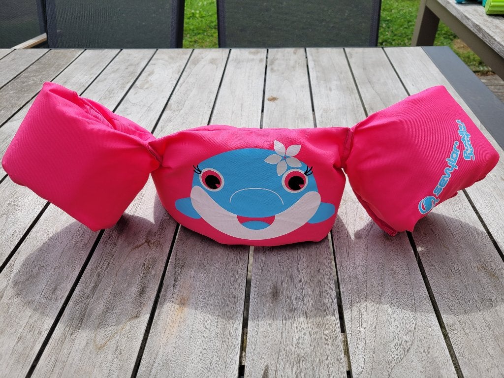 Zwemvest kind puddle jumper dolfijn (Sevylor), Enfants & Bébés, Maillots de bain pour enfants, Enlèvement, Utilisé, Fille