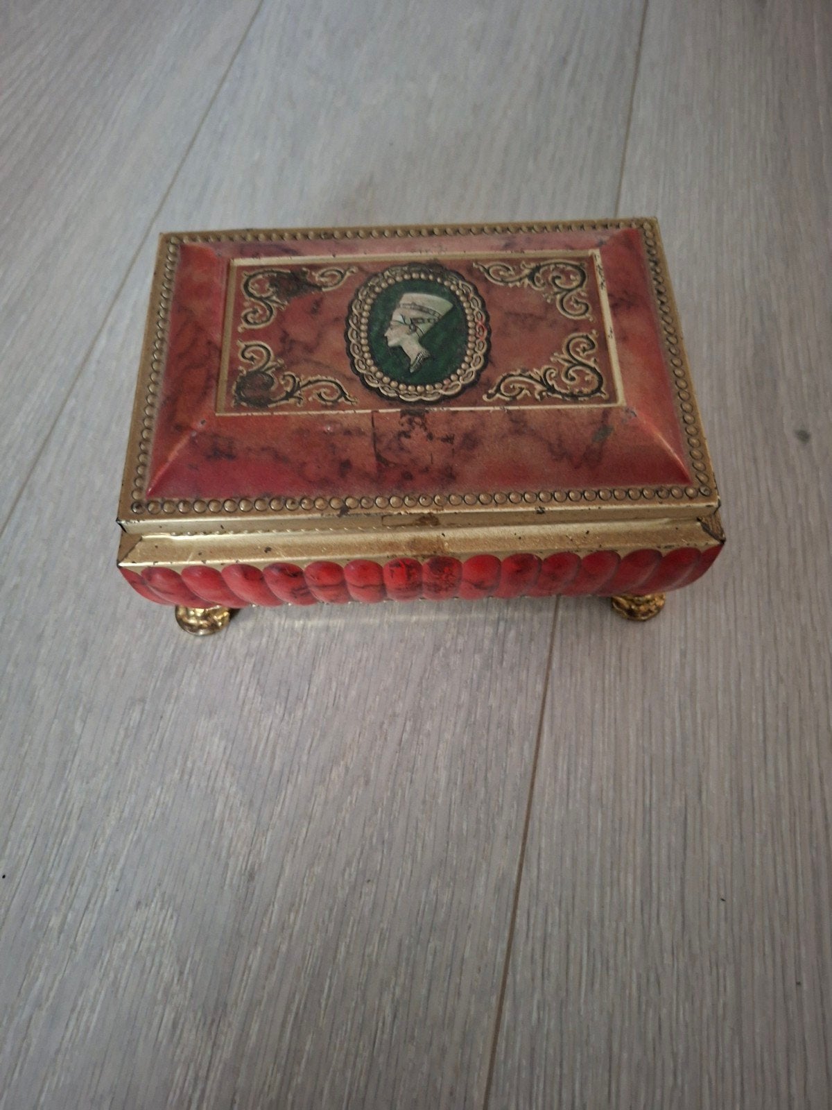 boîte à bijoux/boîte en étain, Enlèvement ou Envoi, Utilisé, Autre