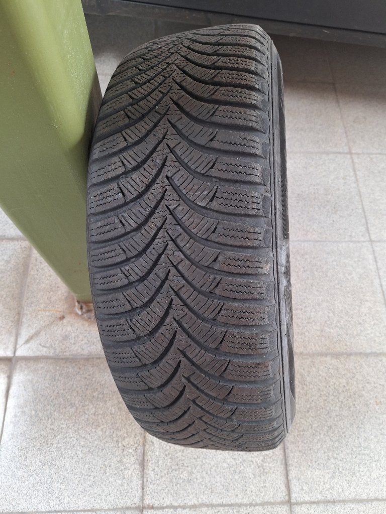 set winterbanden met velg 195/65R15 /91T  HANKOOK, Ophalen, Gebruikt, Banden en Velgen, Winterbanden