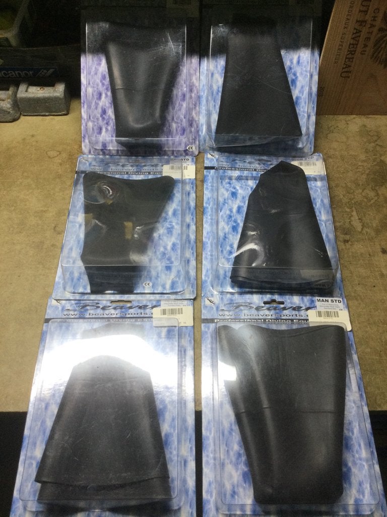 6 sets : Manchette Wrist Seals Man-STD - Nieuw, Watersport en Boten, Ophalen of Verzenden, Nieuw, Duikpak