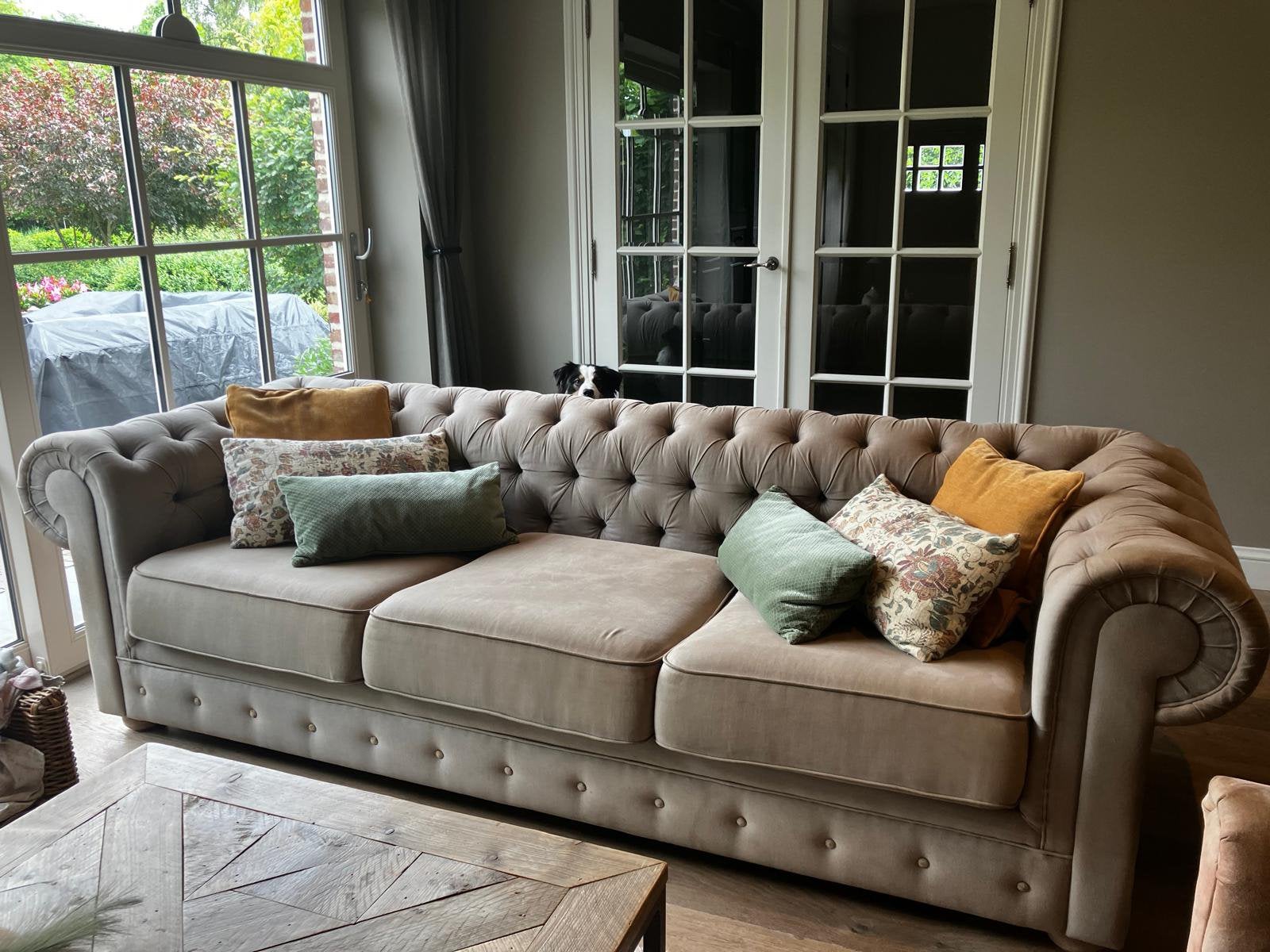 Stoffen Chesterfield, Ophalen, Gebruikt