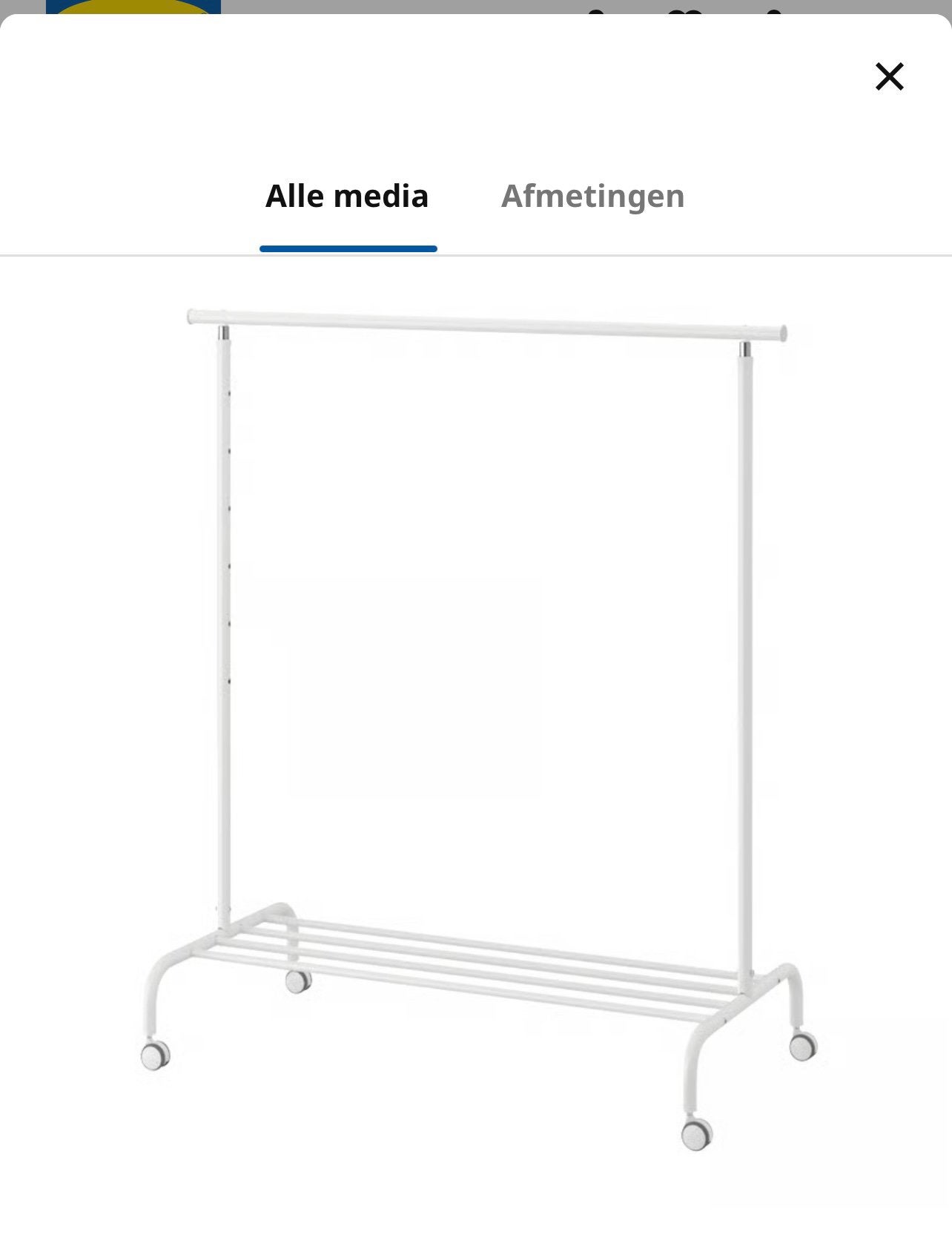 Étagère à vêtements, Enlèvement, Comme neuf