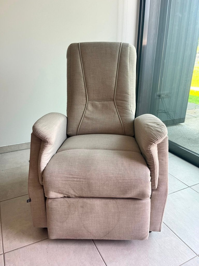 Elektrische relaxzetel, Ophalen, Gebruikt, Minder dan 75 cm, Stof