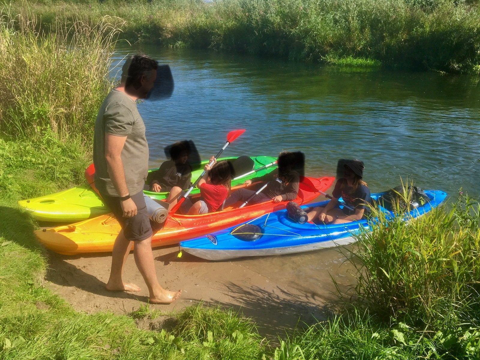 Kajakavontuur begint hier | 3 kajaks te koop, Watersport en Boten, Ophalen, Zo goed als nieuw