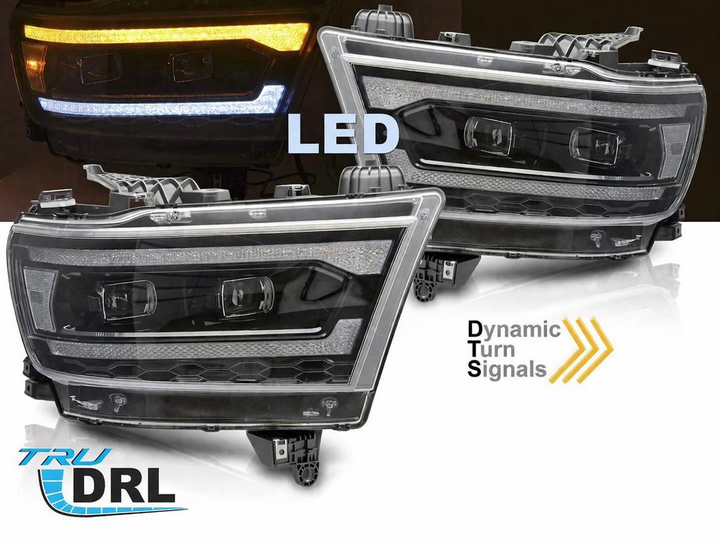 SET DE PHARES LED POUR DODGE RAM 2019-2022 Neuf, Enlèvement