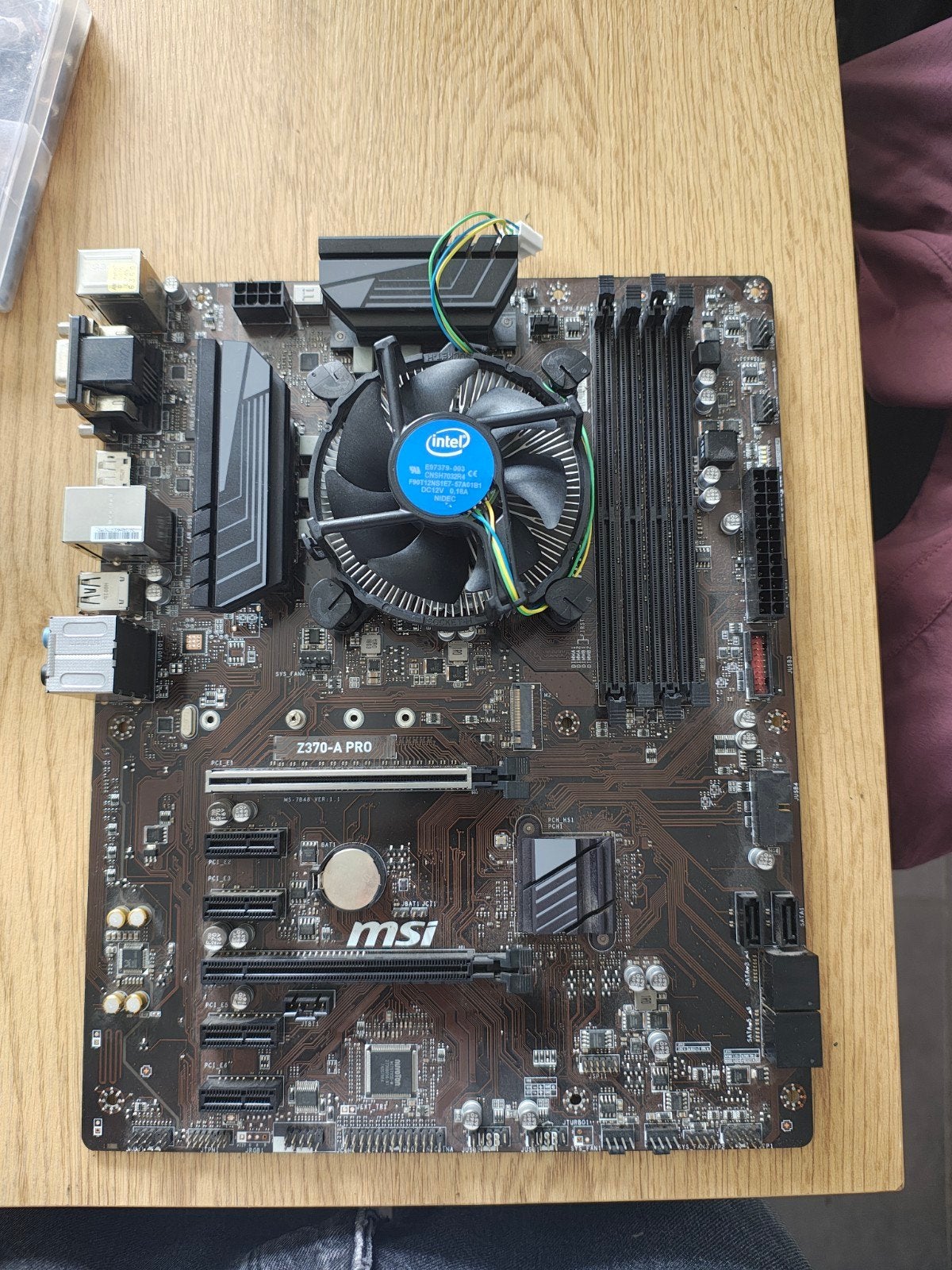 Carte msi z370A pro + ventirad, Enlèvement ou Envoi, Intel, DDR4