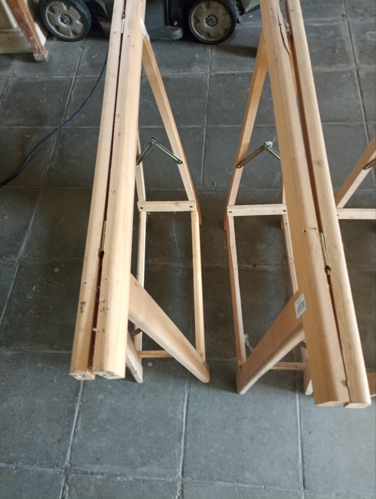 traipier en bois, Enlèvement