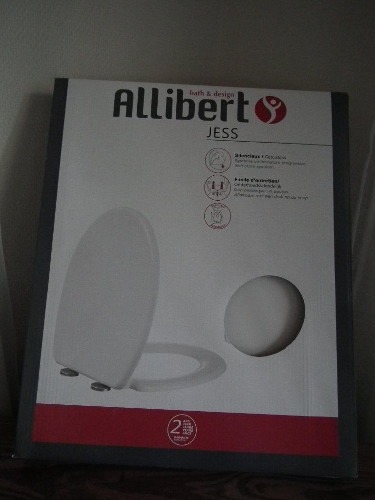 Abattant WC Allibert Jess -fermeture soft close (nouveau), Neuf, Autres marques, Autres types, Blanc