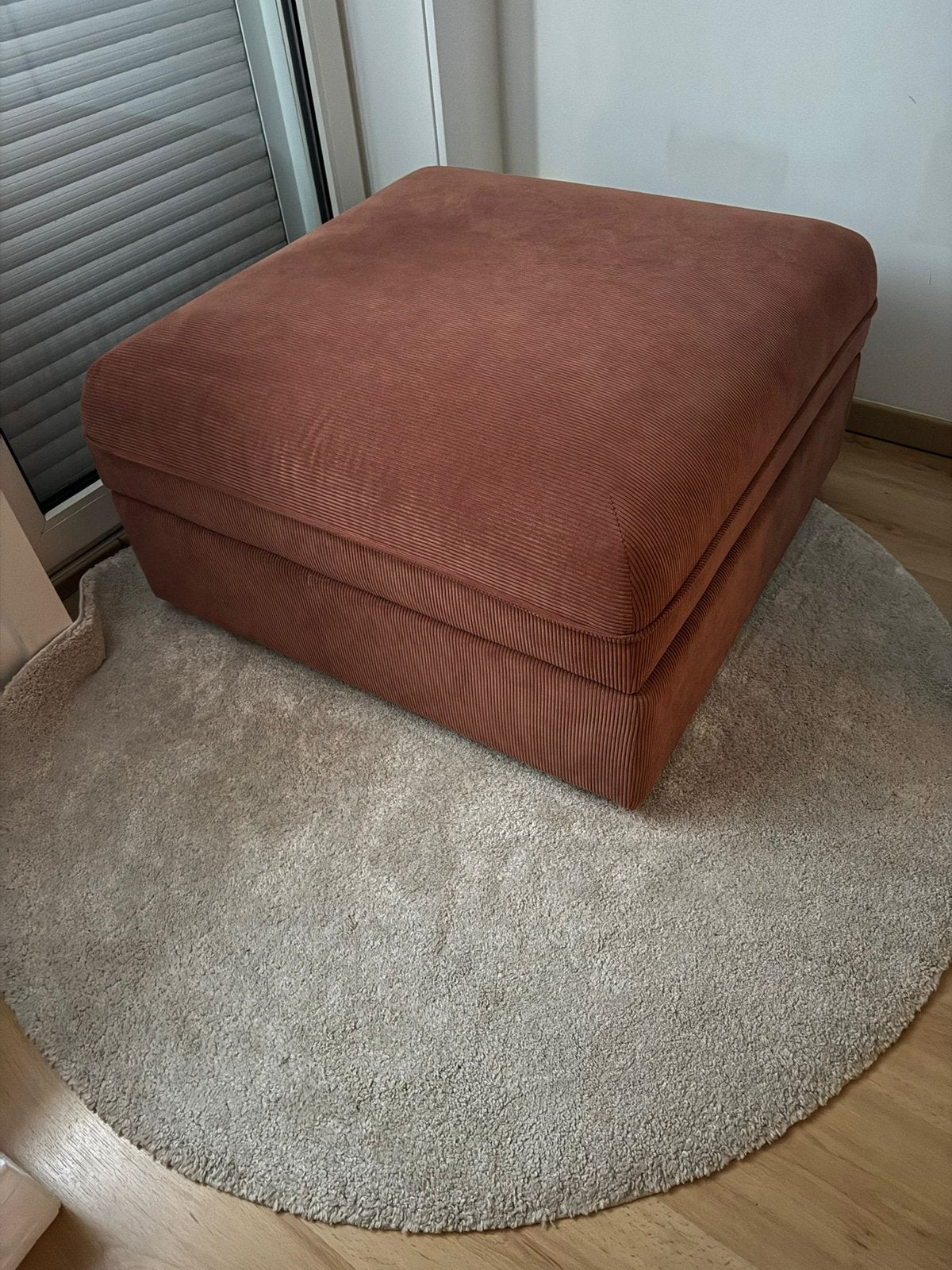 Pouf avec rangement, Maison & Meubles, Canapés | Repose-pieds & Poufs, Enlèvement, 75 à 100 cm, 75 à 100 cm, Tissus