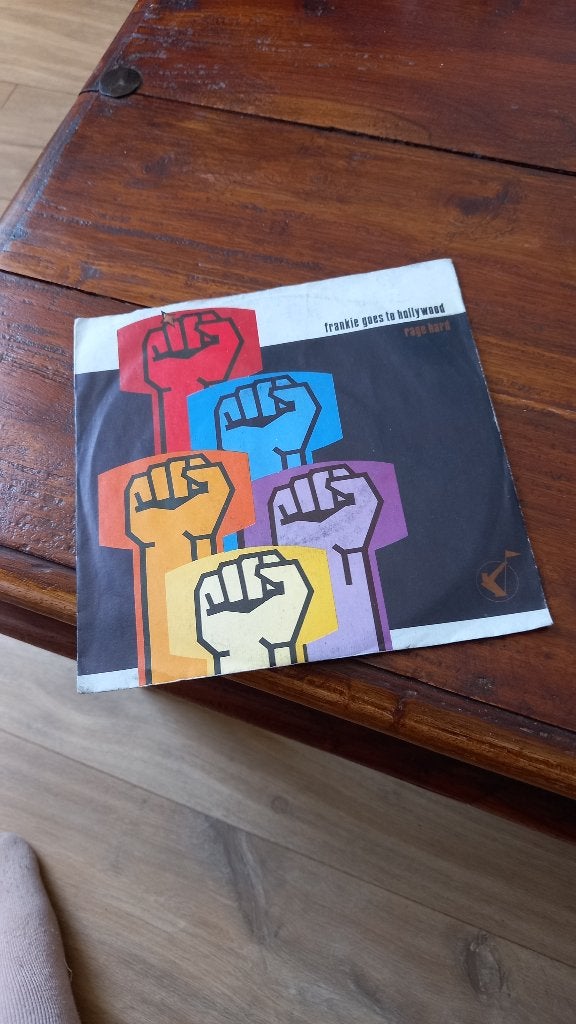 vinyl (45T) frankie goes to hollywood "rage hard", Cd's en Dvd's, Ophalen, Gebruikt, Pop