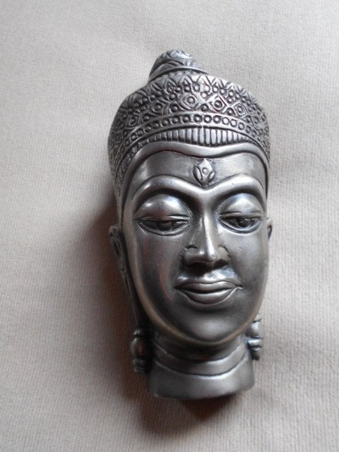 cambodja, zwaar beeld, Antiek en Kunst, Zilver, Minder dan 20 cm, Ophalen of Verzenden, Brons